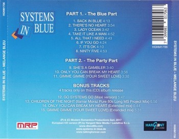 Systems In Blue Melange Bleu (The 3rd Album) 2017 bck