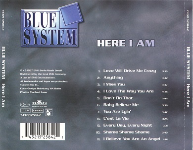 Blue System Here I Am 1997 bck